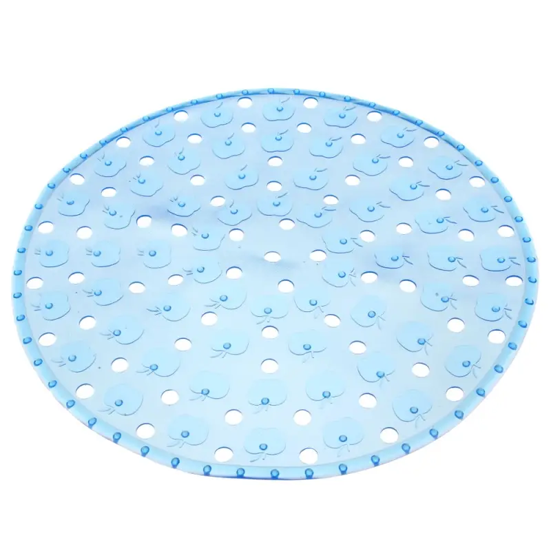 VETTA Коврик в раковину противоскользящий, ПВХ, d32см "Яблоки", 4 цвета