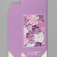 Коробка подарочная складная &laquo;Цветы&raquo;, 16&times;23&times;7.5 см