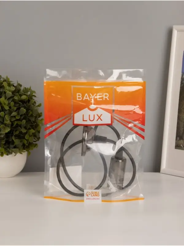 Светильник BayerLux 1929/1BK E14 40 Вт черный 5&times;5&times;105 см