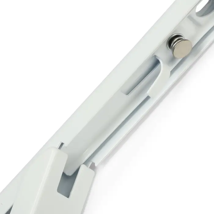 Кронштейн складной для столов и полок ТУНДРА, F001, 2 шт., длина 200 мм, сталь, белый