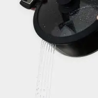 Крышка Magistro, d=20 см, со сливом, с силиконовым ободком и ручкой, жаропрочное стекло