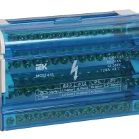 Шина на DIN-рейку в корпусе (кросс-модуль) 3L+PEN 4х15