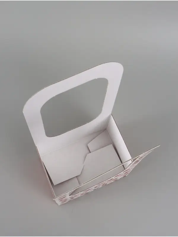 Коробка - переноска для цветов &laquo;С любовью&raquo;, 17&times;12&times;32 см