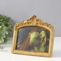 Фоторамка полистоун 11х16 см "Арка" золото 1,8х19,5х18,3 см