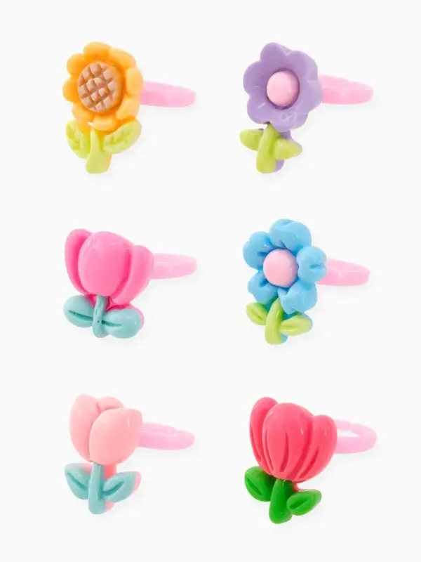 Кольцо «Выбражулька» цветы, форма МИКС, цветное, безразмерное Кольцо «Выбражулька» цветы, форма МИКС, цветное, безразмерное