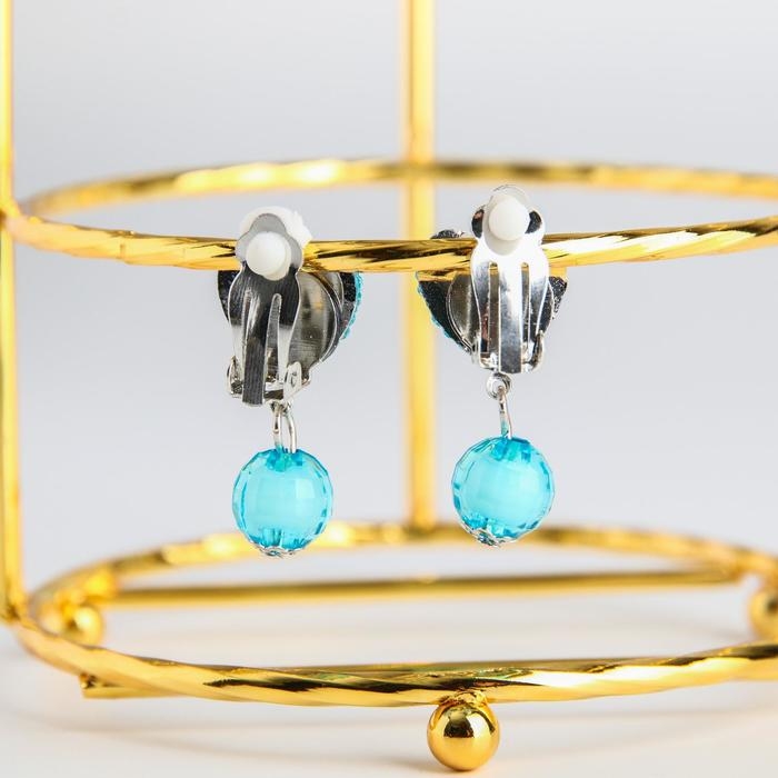 Новый год. Клипсы детские новогодние  Новый год. Клипсы детские новогодние "Сердечки", бижутерия