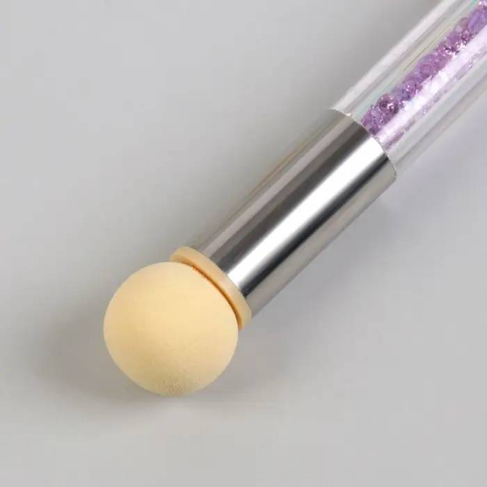 Сменные спонжи для маникюра, набор 10 шт., d=1.5 см, бежевые