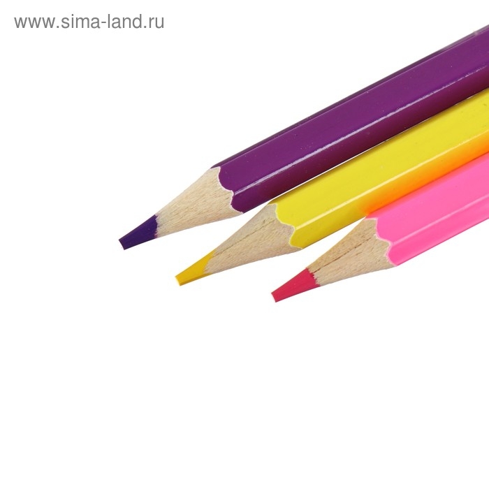 Карандаши цветные 18 цветов Карандаши цветные 18 цветов "Гарри Поттер", заточенные, картонная коробка, европодвес