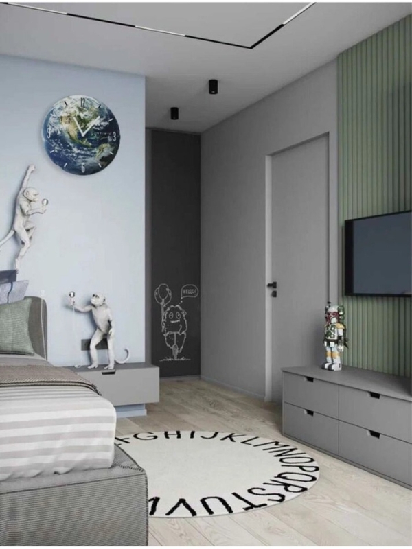 Часы настенные  Часы настенные "Terra", планета Земля, интерьерные, плавный ход, d-33,5 см