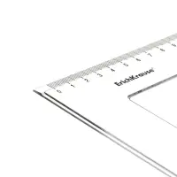 Треугольник 60*, 22 см, ErichKrause Clear