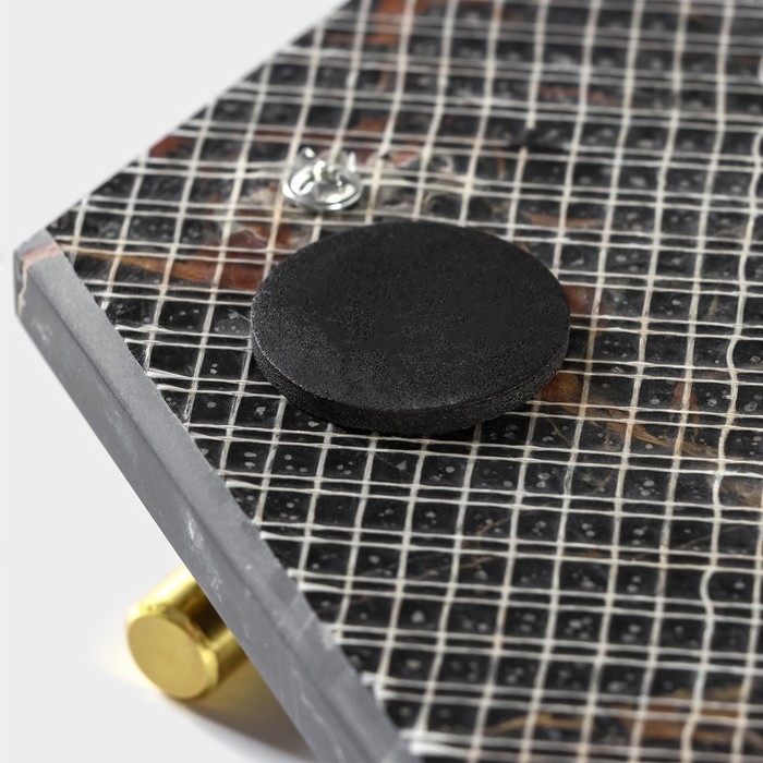 Поднос из мрамора Magistro Marble, 25×29 см, цвет чёрный Поднос из мрамора Magistro Marble, 25×29 см, цвет чёрный