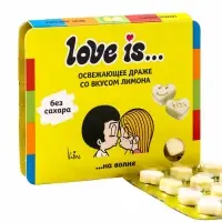 Освежающие конфеты Love is, со вкусом мяты в блистере, 10.8 г