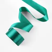 Лента атласная, 40 мм, 23&plusmn;1 м, зелёная