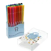 Фломастеры 24 цветов &laquo;Собаки&raquo;, в пластиковом пенале