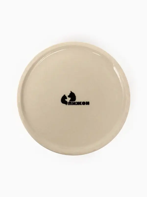 Миска &laquo;Цветные пятнышки&raquo;, 250 мл, 11.5&times;11.5&times;4.5 см, керамика, бежевая