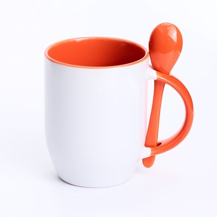 Кружка новогодняя с ложкой Дорого внимание «Волшебных моментов», 350 мл Кружка новогодняя с ложкой Дорого внимание «Волшебных моментов», 350 мл