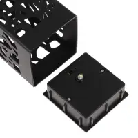 Садовый светильник &laquo;Ажурный&raquo;, уличный, на солнечной батарее, 6&times;29&times;6 см, 1 LED, свечение белое