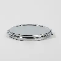 Зеркало складное, d=6 см, серебристое МИКС