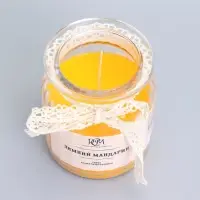 Ароматическая свеча в банке &laquo;Зимний мандарин&raquo; 180 г, время горения 45 ч