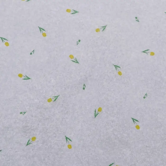 Бумага упаковочная тишью, «Цветы», розовый, 50 см × 70 см 17 грамм Бумага упаковочная тишью, «Цветы», розовый, 50 см × 70 см 17 грамм