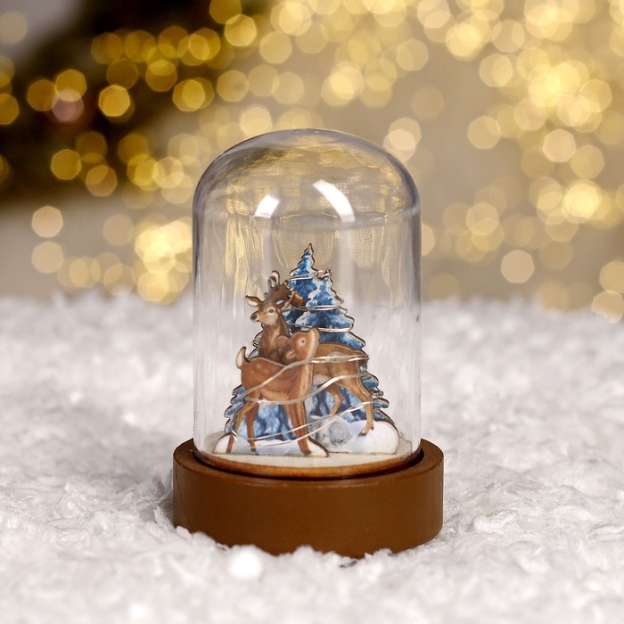 Светильник новогодний «Новый год! Сказочный лес»