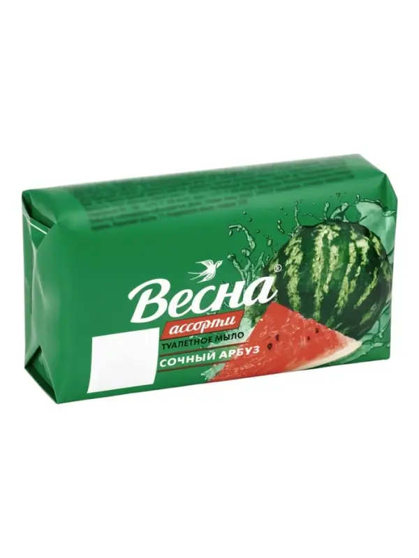Мыло туалетное твердое &laquo;ВЕСНА Ассорти&raquo; сочный арбуз, 90 г
