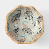 Салатник &laquo;Мудрый слон&raquo;, 20&times;20&times;8 см, дерево манго