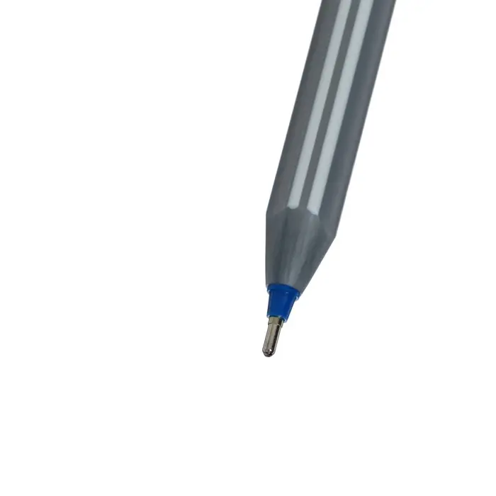 Ручка шариковая Pensan. Triball, синий стержень, игольчатый узел 1 мм, на масляной основе, треугольный корпус