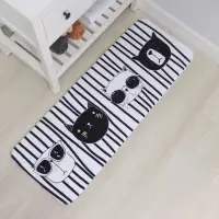 Коврик для ванной и туалета Доляна &laquo;Коты&raquo;, 45&times;120 см