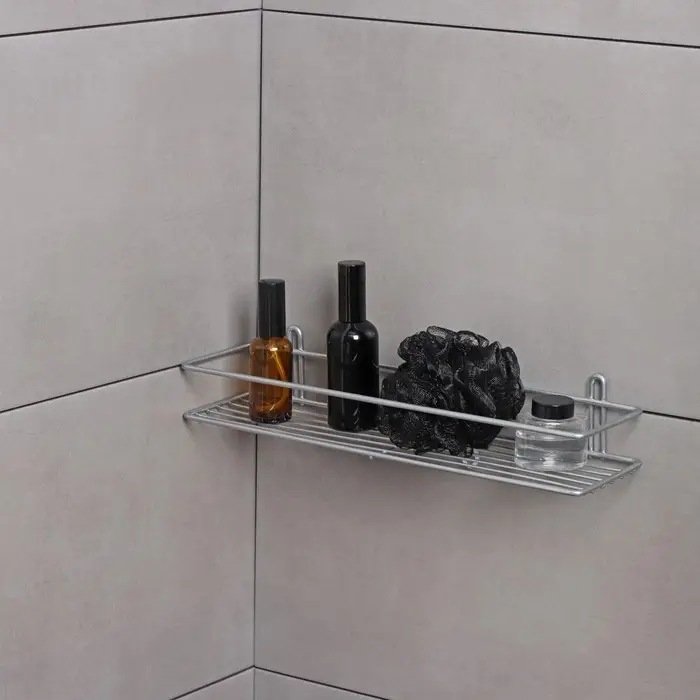 Полка прямоугольная, 1 ярус, Classic, 40×10×7 см, цвет хром Полка прямоугольная, 1 ярус, Classic, 40×10×7 см, цвет хром