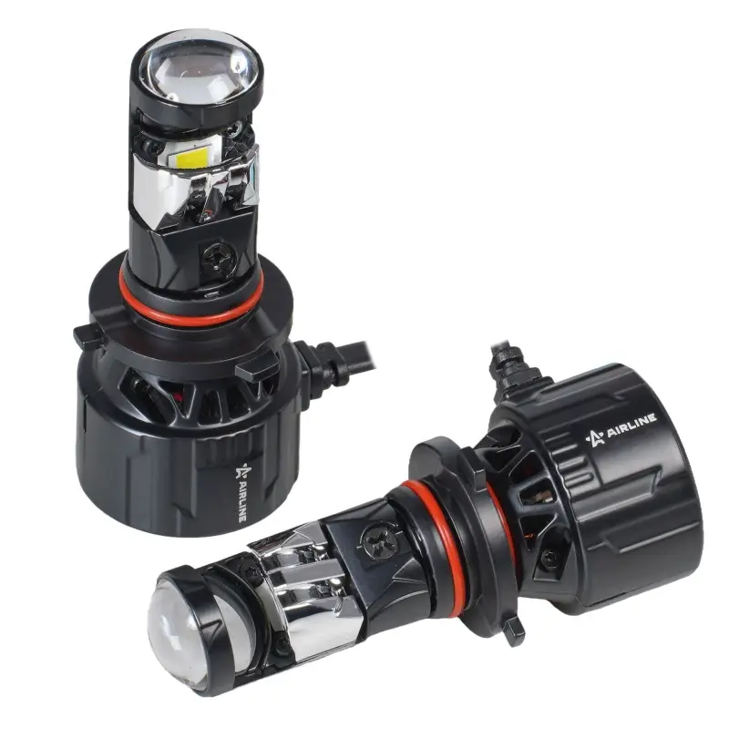 Лампа светодиод. HB3/HB4 ECO LENS, 45Вт, 5700Лм (2850Лм x 2), 6500К, 12/24В, кмпл.2 шт.