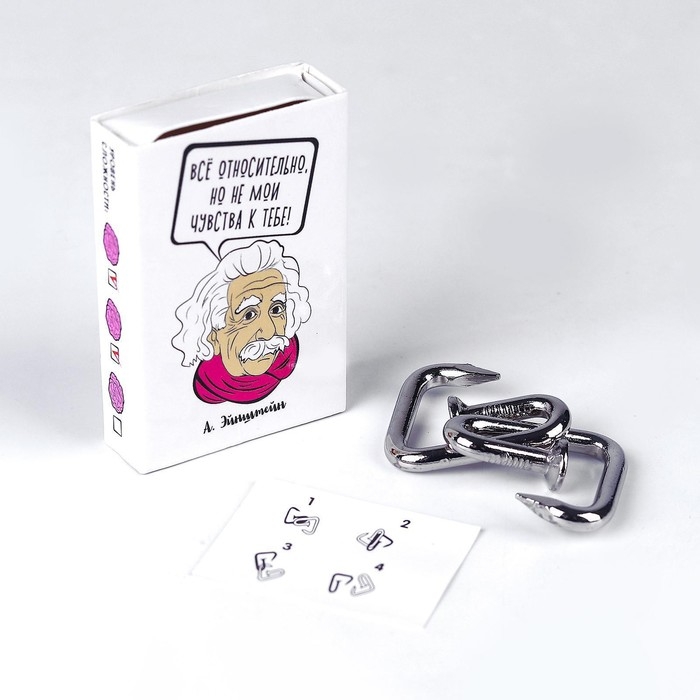 Головоломка «Для интеллектуалов» металл, МИКС, в шоубоксе Головоломка «Для интеллектуалов» металл, МИКС, в шоубоксе