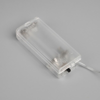 Светодиодная ветка 70 см, 20 LED, золотистая, AAх2 (не в комплекте), свечение тёплое белое