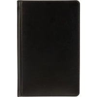 Ежедневник недатированный Attache А5, 160л, 138x213мм под кожу, черный