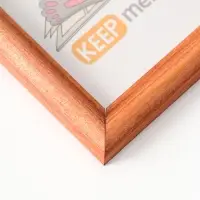 Фоторамка дерево 10х15 см, орех №1 (пластиковый экран)