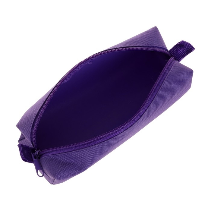 Пенал мягкий, 1 отделение, 60 х 195 х 50 мм, объёмный, К-921, фиолетовый Пенал мягкий, 1 отделение, 60 х 195 х 50 мм, объёмный, К-921, фиолетовый