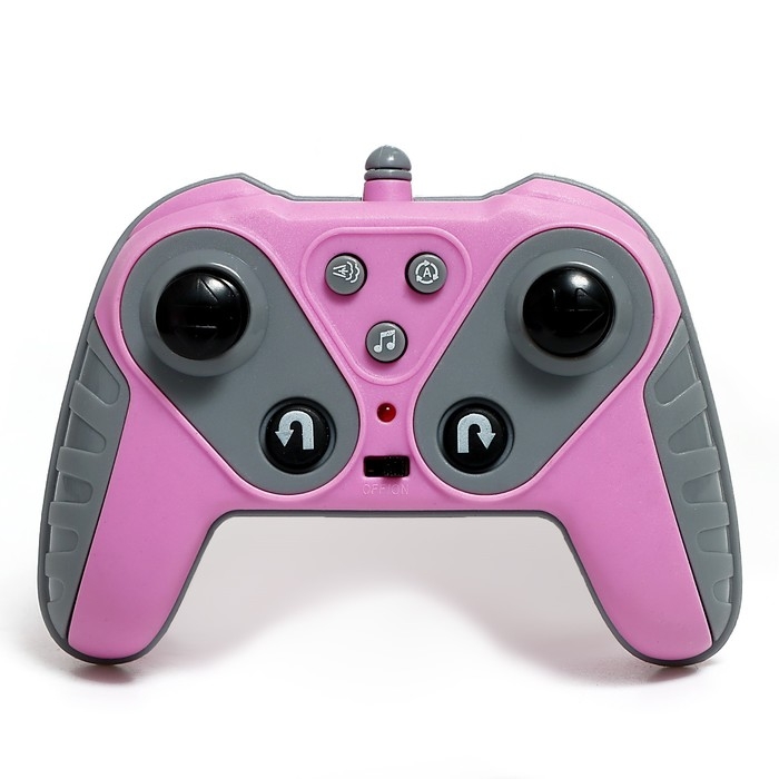 Машина радиоуправляемая «Трюковая», с аккумулятором, дым, цвет розовый Машина радиоуправляемая «Трюковая», с аккумулятором, дым, цвет розовый