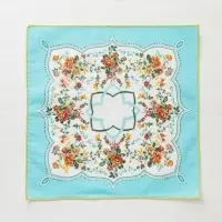 Платки носовые женские &laquo;Этель. Цветочный узор&raquo;, 30&times;30 см, набор 12 шт.,100% хлопок, рисунок МИКС