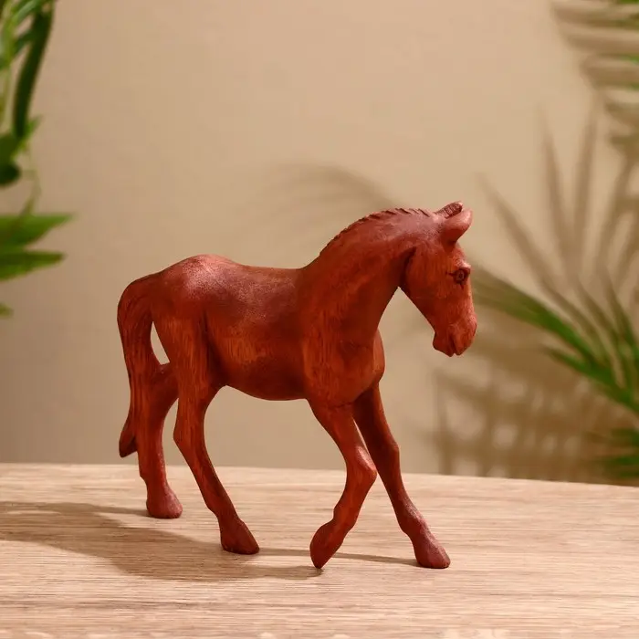 Сувенир &laquo;Лошадь&raquo;, тёмная, 19&times;15&times;6 см, дерево