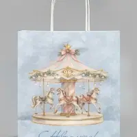 Пакет подарочный крафтовый &laquo;Новогодние праздники&raquo;, 22&times;25&times;12 см
