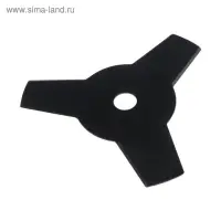 Нож для триммера ТУНДРА, трехлучевой, 230&times;25.4&times;1.4 мм