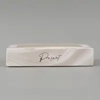 Коробка подарочная с окном &laquo;Лепестки&raquo;, 20&times;12&times;4 см, самосборная