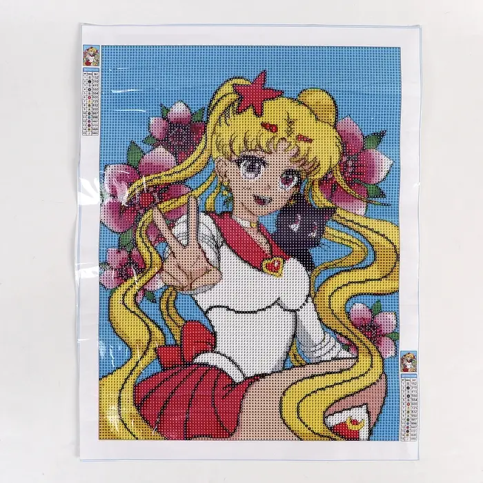 Алмазная мозаика с полным заполнением на холсте &laquo;Лунная принцесса&raquo;, 30&times;40 см