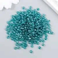 Бисер "Zlatka" 08/0, 3 мм, 10 г 0121A т.бирюзовый
