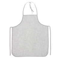 Фартук кухонный 70х60см, рогожка, 160г/м2, Рант серый