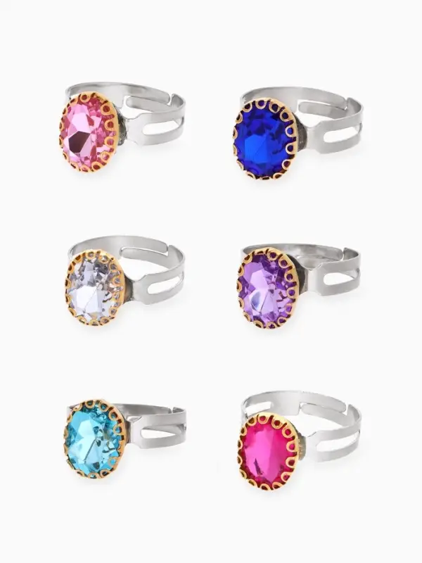 Кольцо &laquo;Выбражулька. Драгоценность&raquo;, безразмерное, МИКС