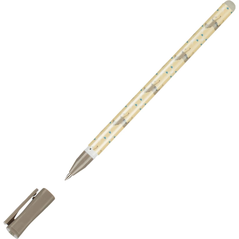 Ручка гелевая со стираемыми чернилами M&G Animal,д.ш.0,5мм, син, асс