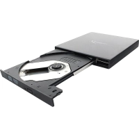 Привод DVD Gembird DVD-USB-02 пластик, черный USB 2.0