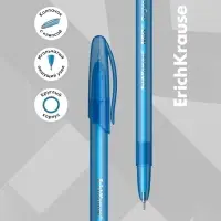 Набор ручек шариковых ErichKrause Neo Original, 4 штуки, узел 0.7 мм, тонкое письмо, чернила синие, длина линии письма 1000 метров