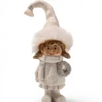 Фигурка &laquo;Малышка с венком&raquo;, 6&times;3.5&times;13 см
